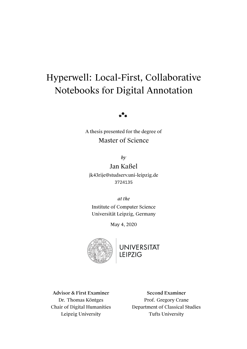 Hyperwell: Local-First, Collaborative Notebooks for Digital Annotation