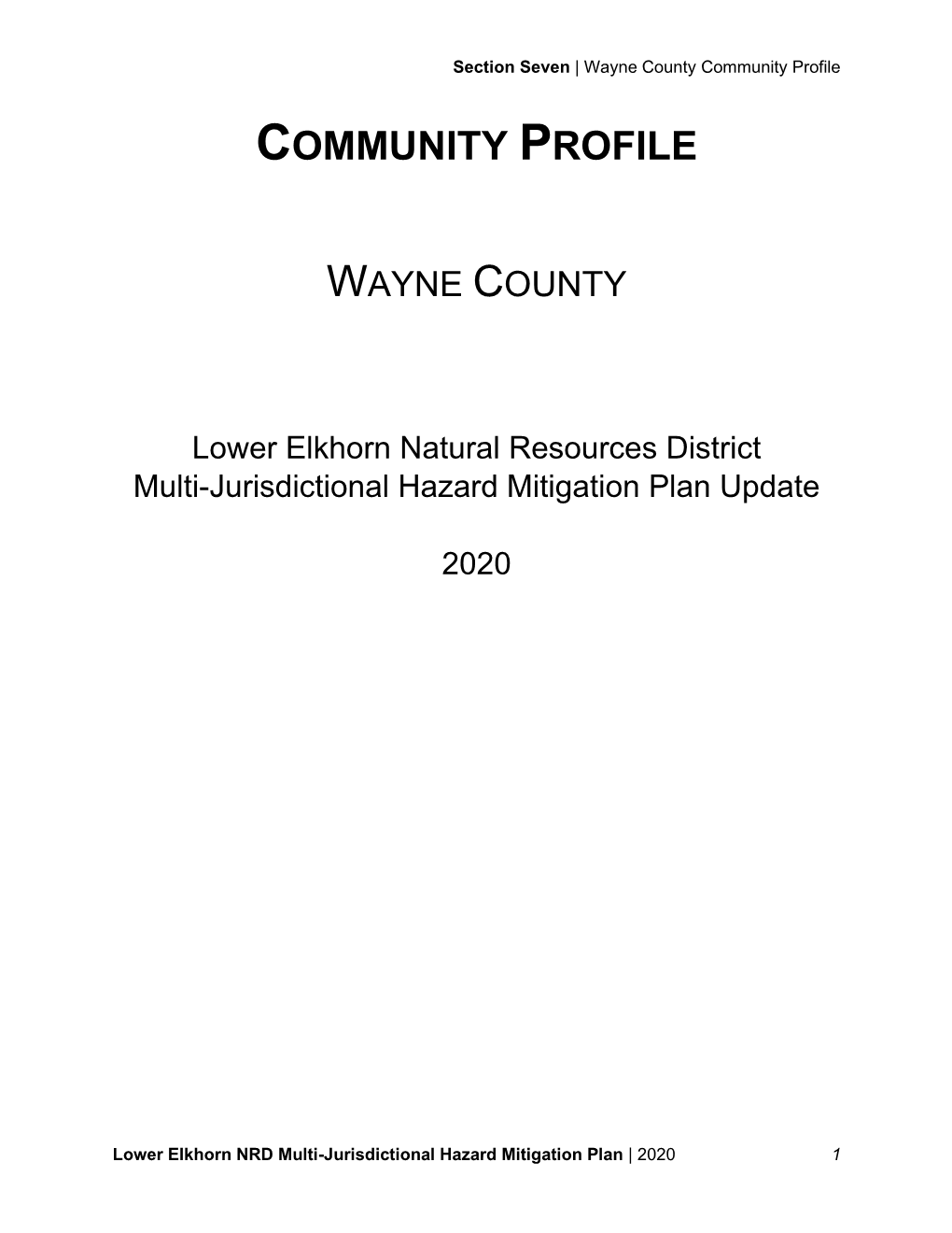 Wayne County Appendix