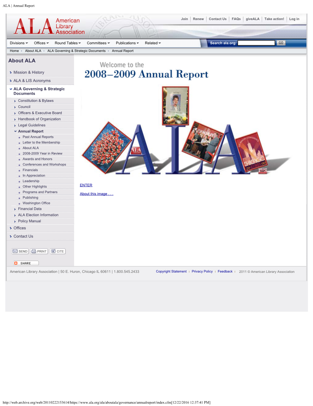 ALA | 2008-2009 Annual Report