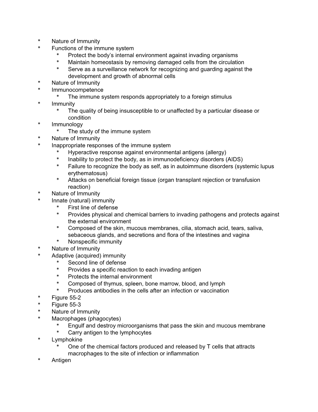 Functions of the Immune System