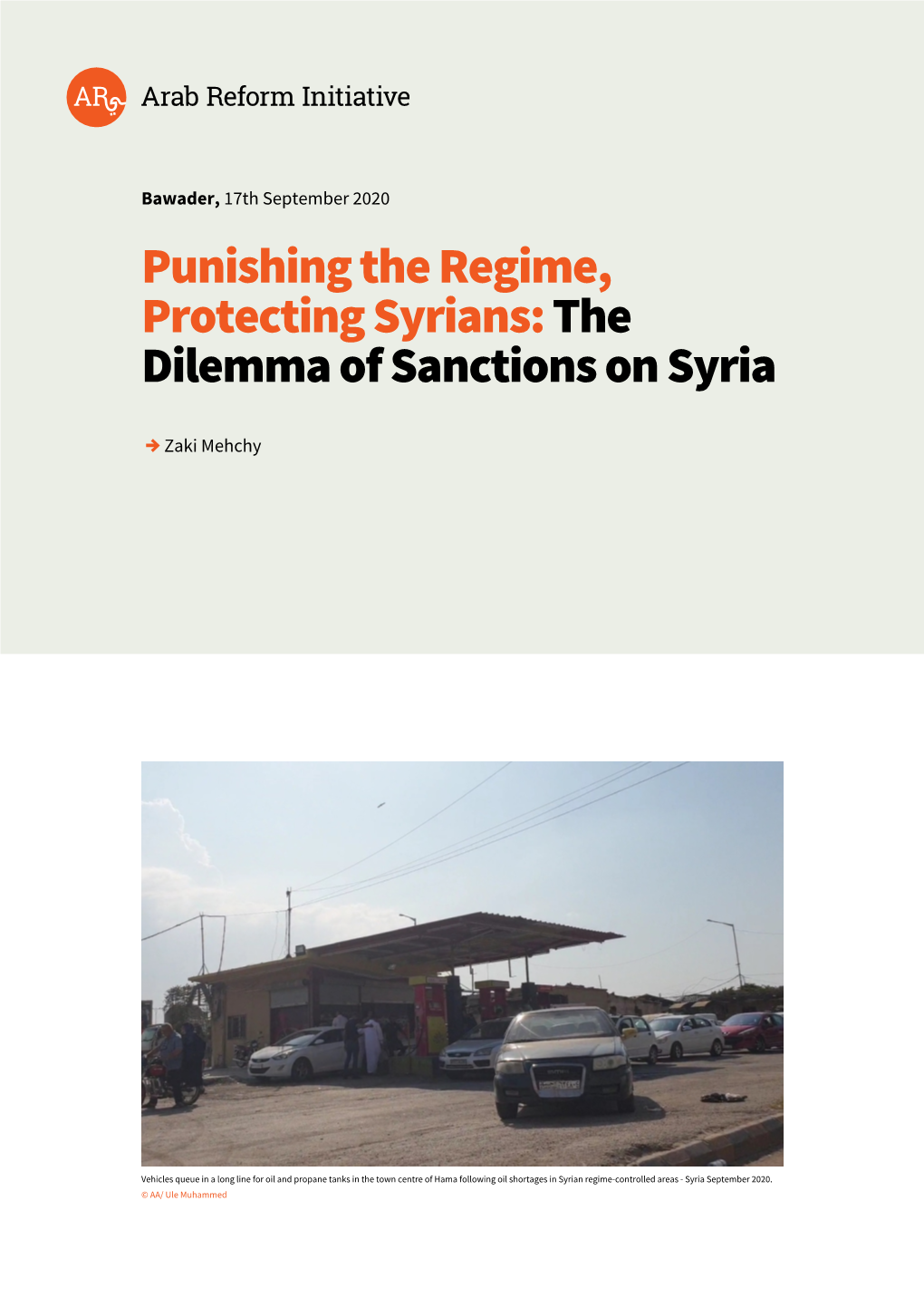 Punishing the Regime, Protecting Syrians: the Dilemma of Sanctions on Syria