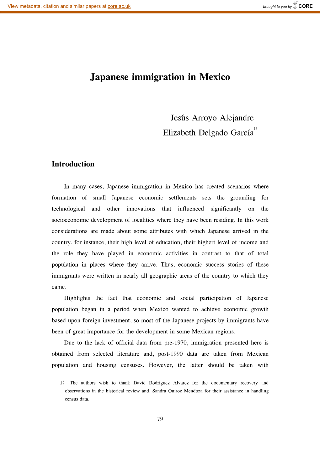 Japanese Immigration in Mexico