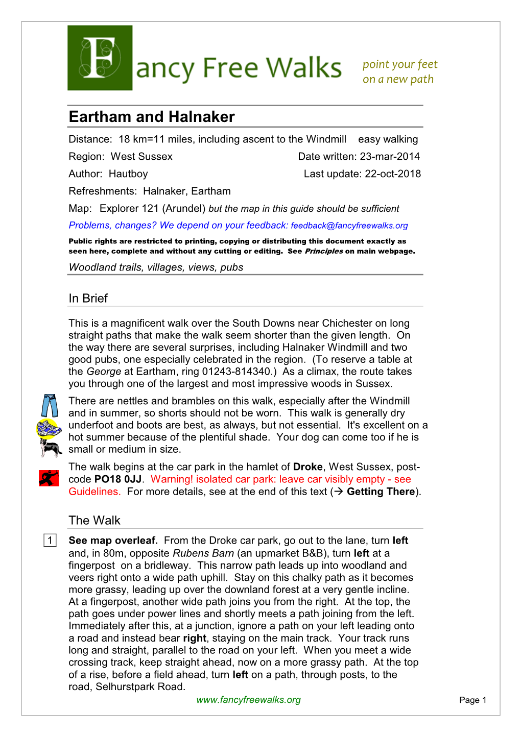 Eartham and Halnaker