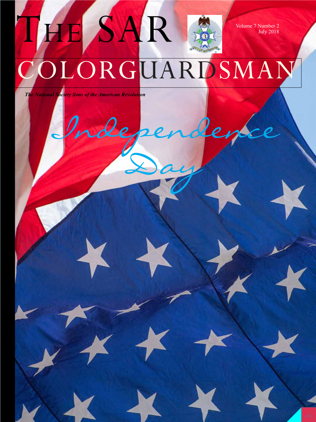July 2018 COLORGUARDSMAN the National Society Sons of the American Revolution