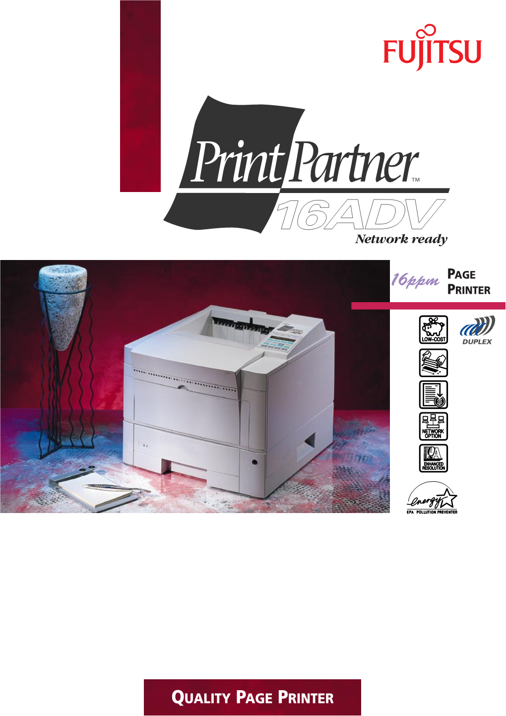 QUALITY PAGE PRINTER Network Ready