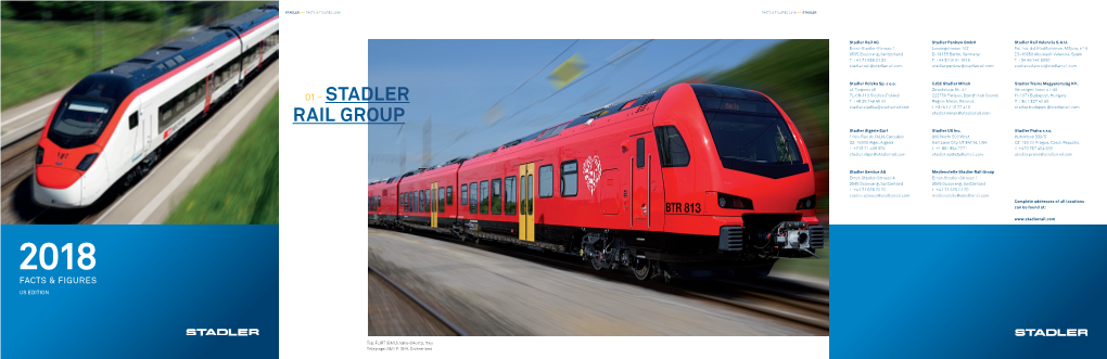 RAIL GROUP Stadler.Minsk@Stadlerrail.Com Stadler Algérie Eurl Stadler US Inc