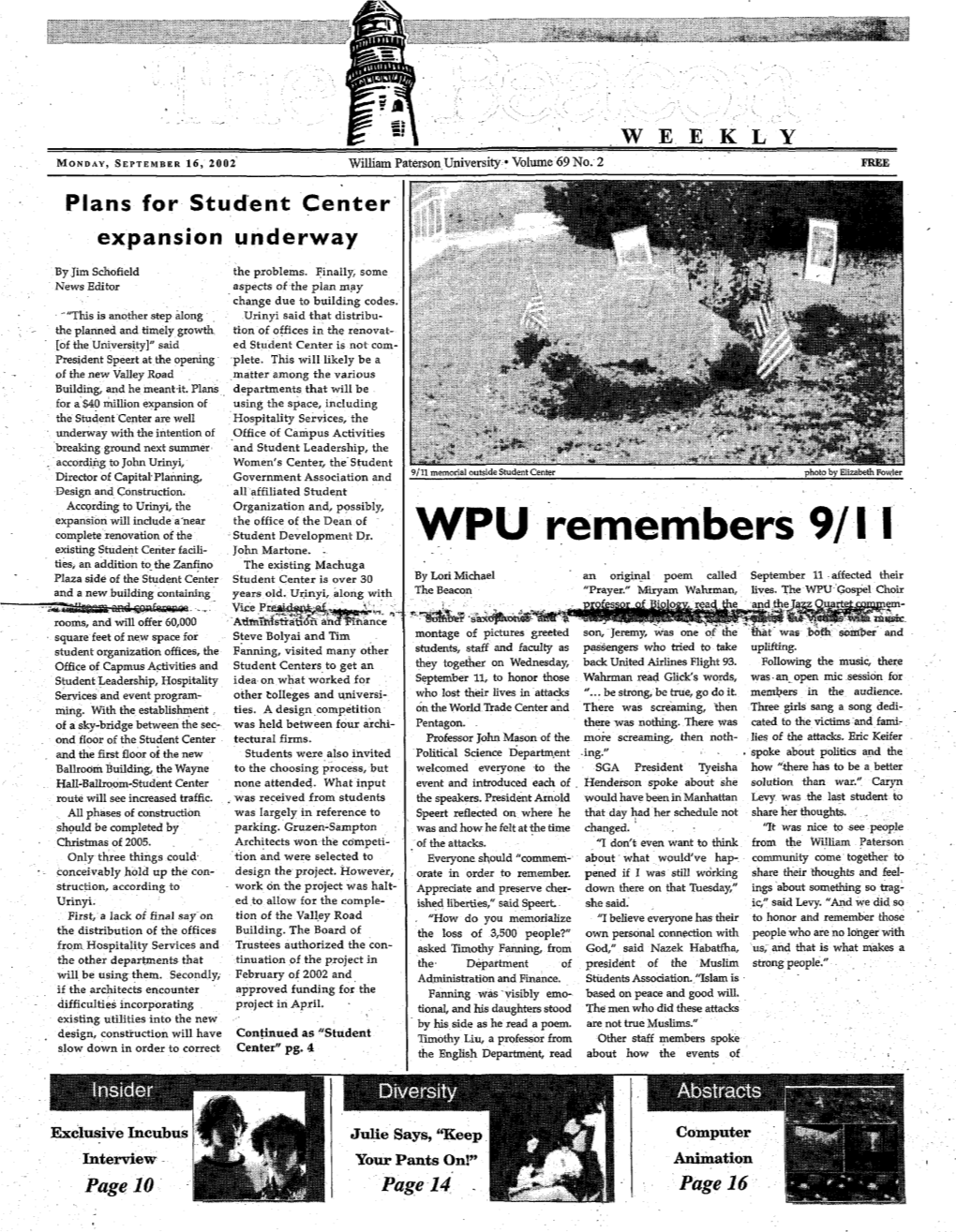 WPU Remembers 9/11