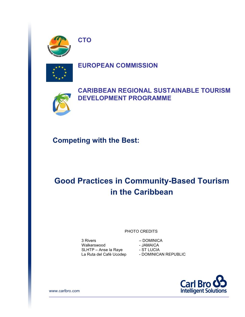 Good Practices in Community-Based Tourism in the Caribbean