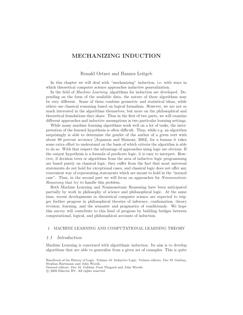 Mechanizing Induction