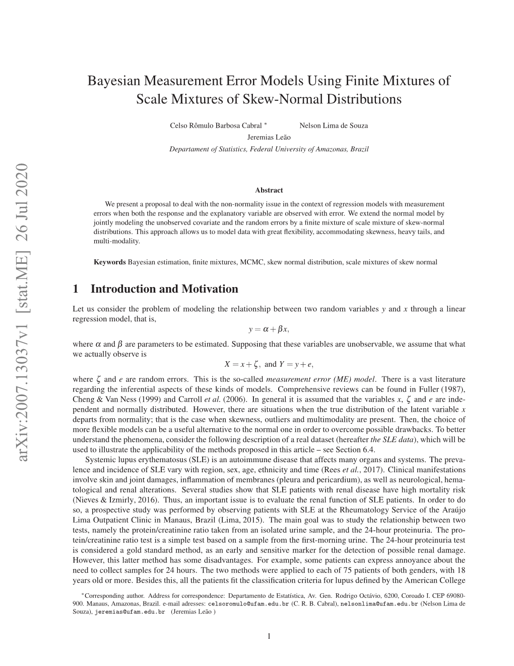 Bayesian Measurement Error Models Using Finite Mixtures of Scale