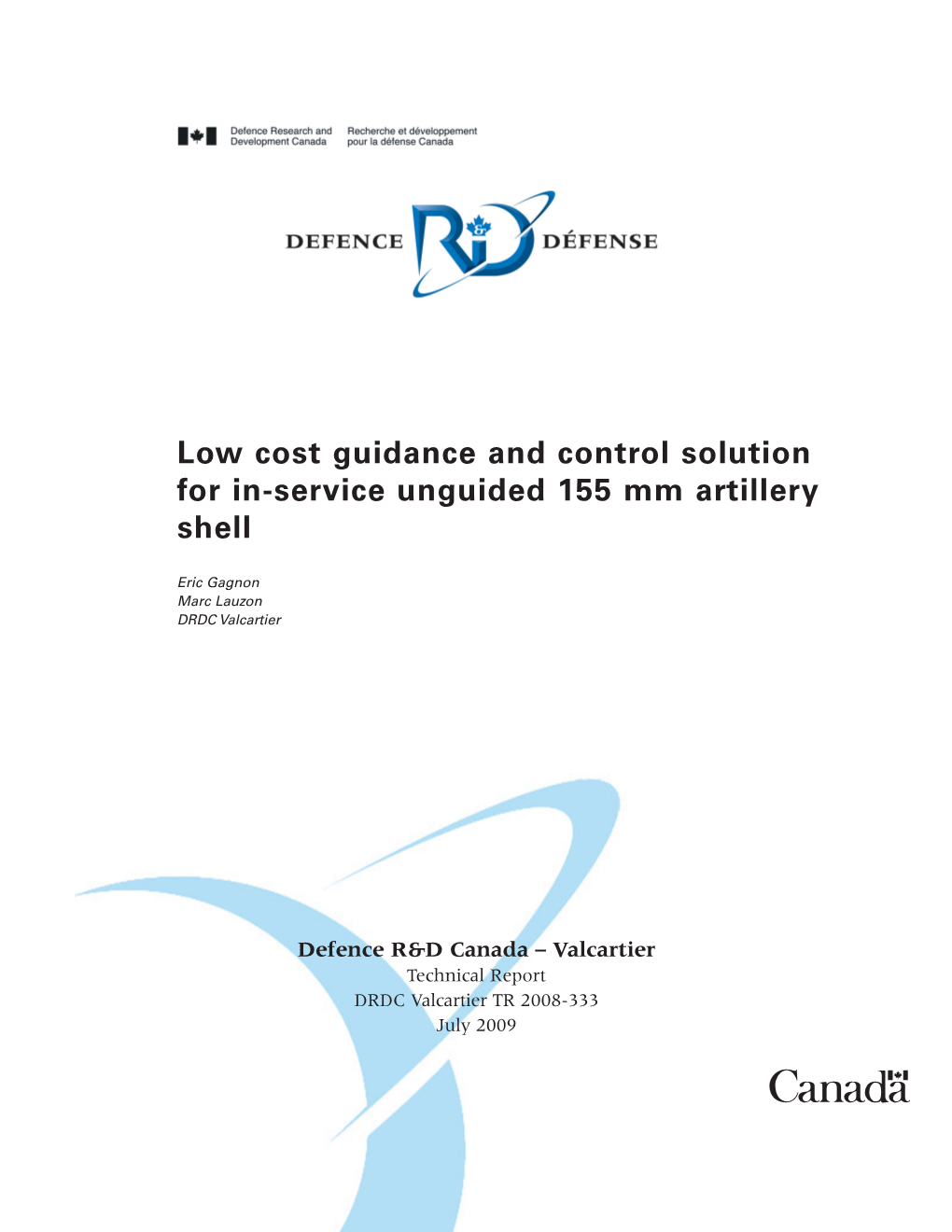 Low Cost Guidance and Control Solution for In-Service Unguided 155 Mm Artillery Shell