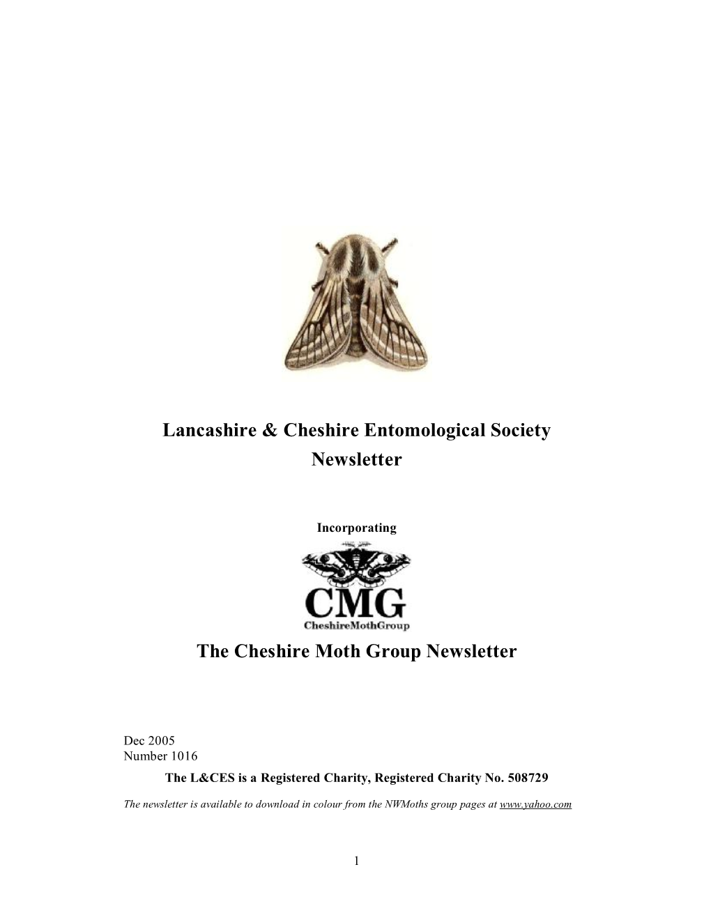 LCES/CMG Newsletter