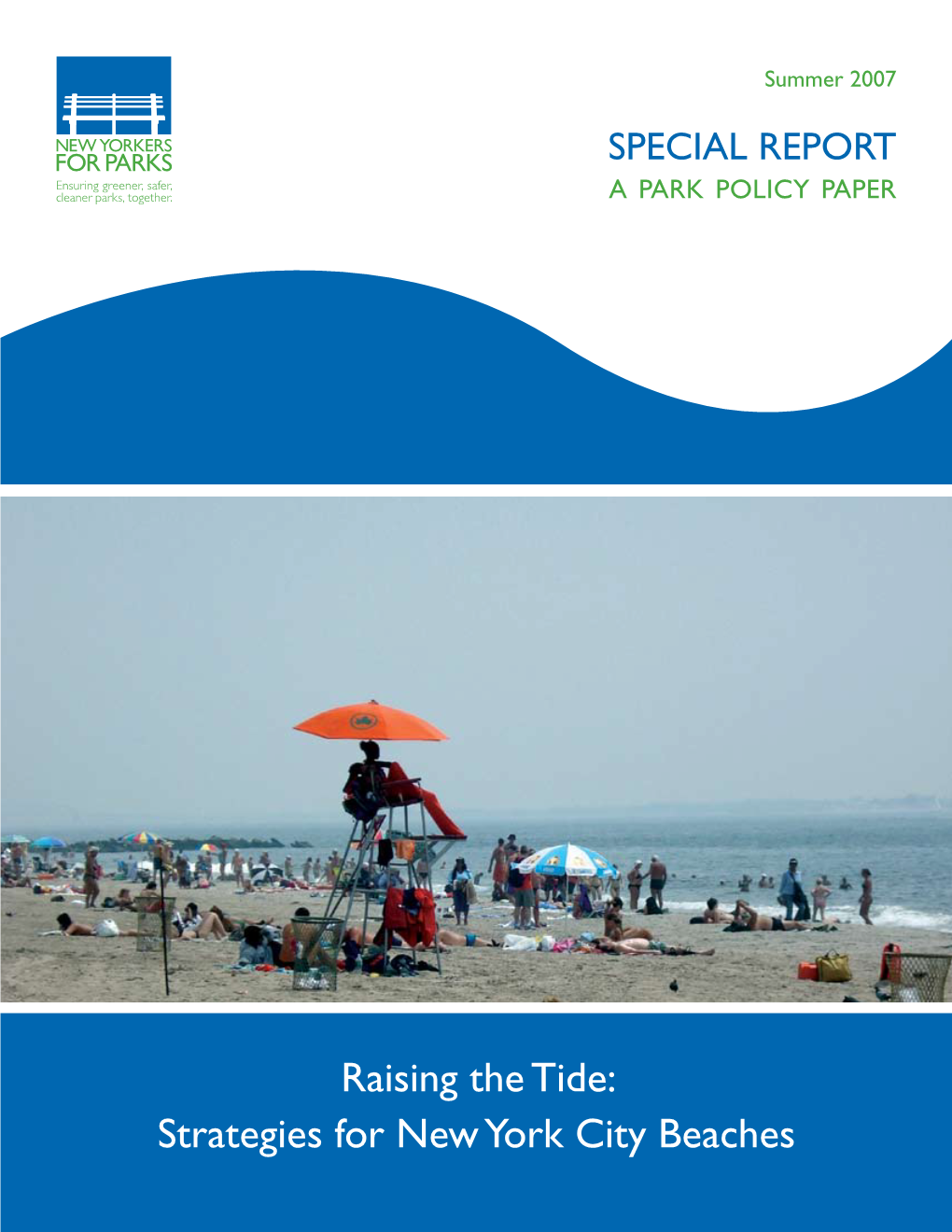 Raising the Tide: Strategies for New York City Beaches