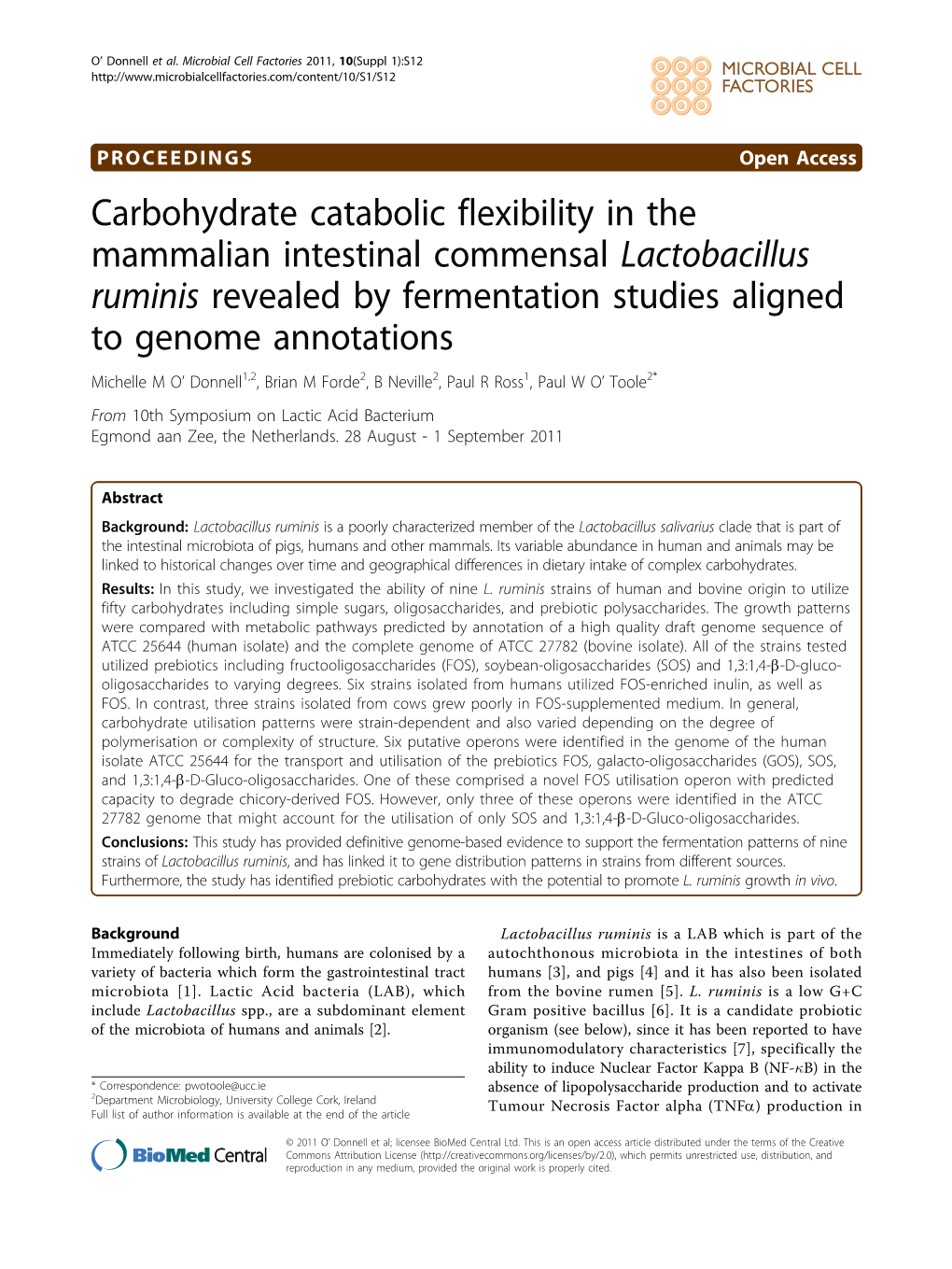 Carbohydrate Catabolic Flexibility in the Mammalian Intestinal