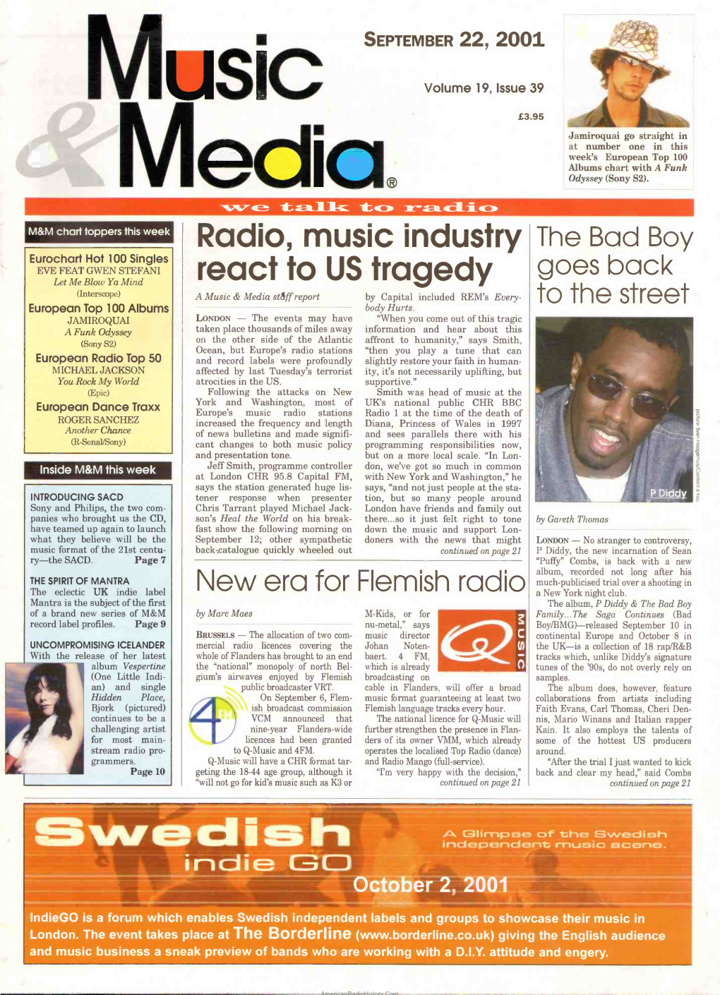 !Lbwoak Ihi Independent Musiccer-Ike October 2, 2001 Tndiego Is a Forum Which Enables Swedish Independent Labels and Groups to Showcase Their Music in Ondon