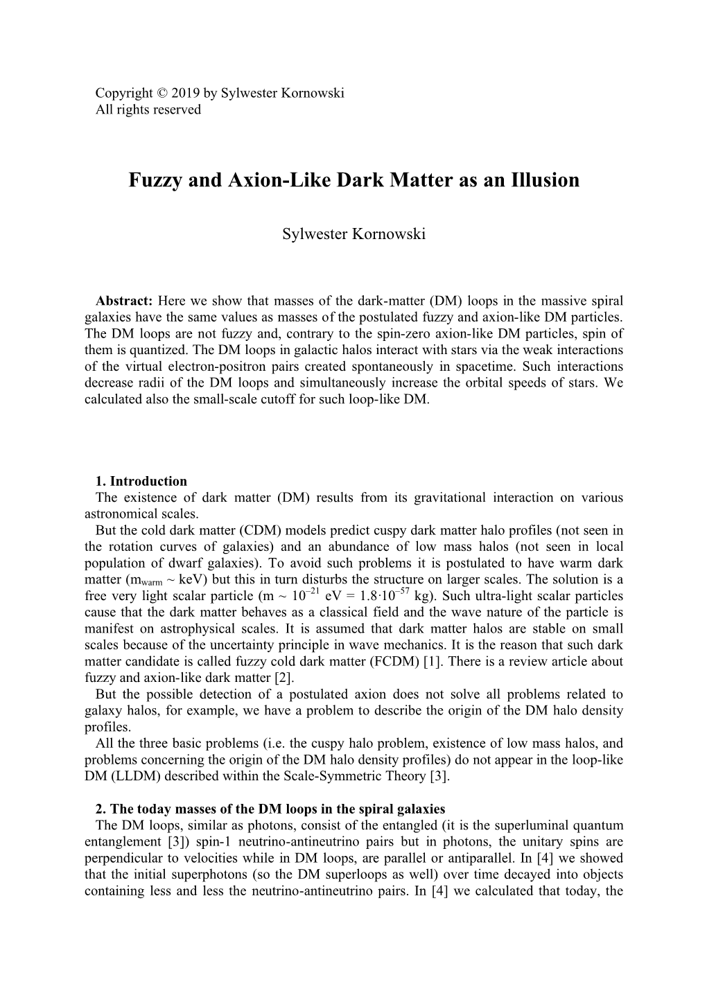 Fuzzy and Axion-Like Dark Matter As an Illusion