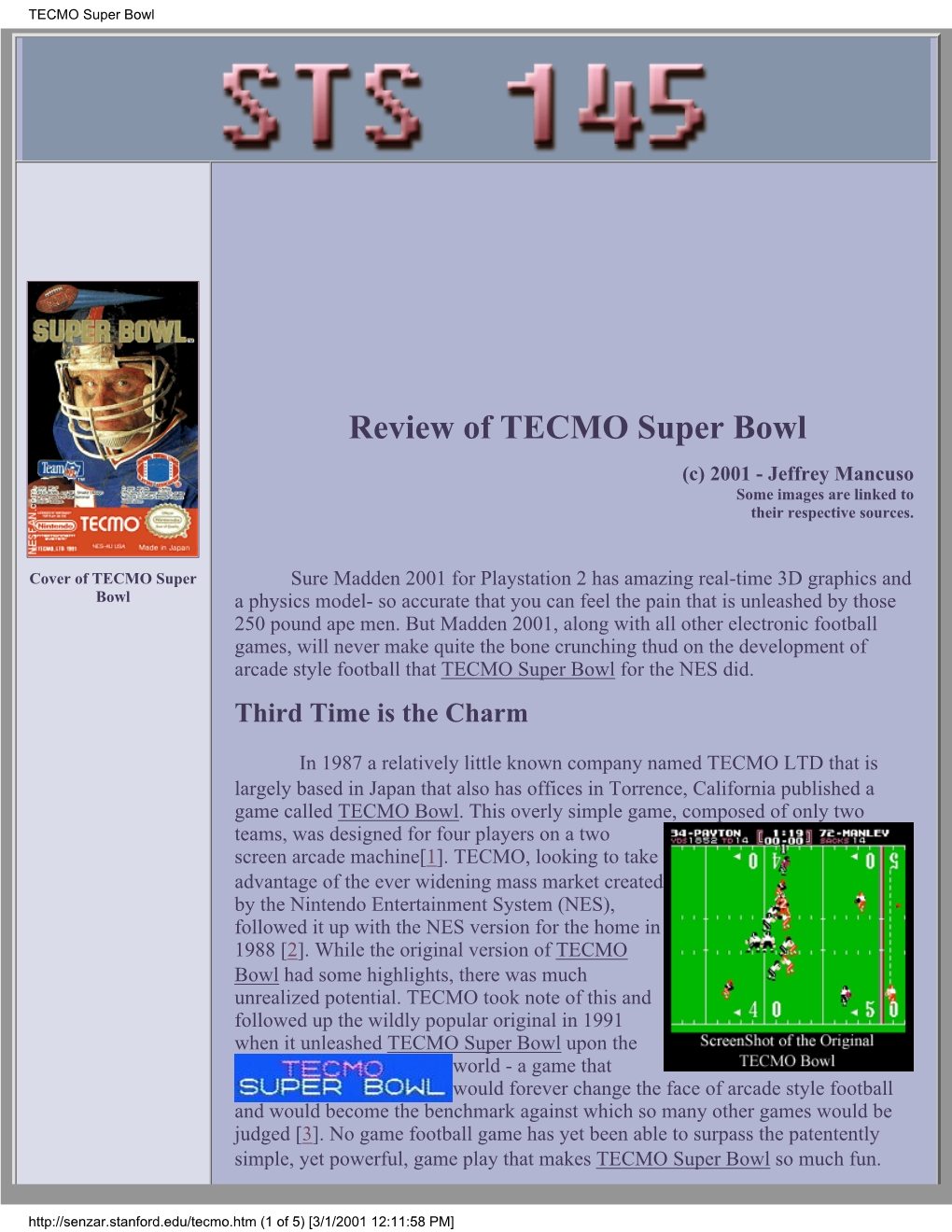 TECMO Super Bowl