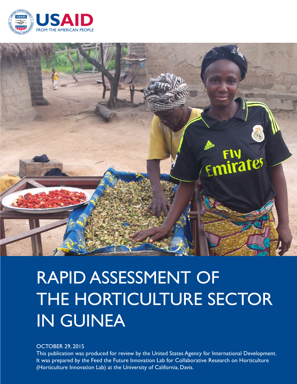 RAPID Assessment of the HORTICULTURE SECTOR in Guinea