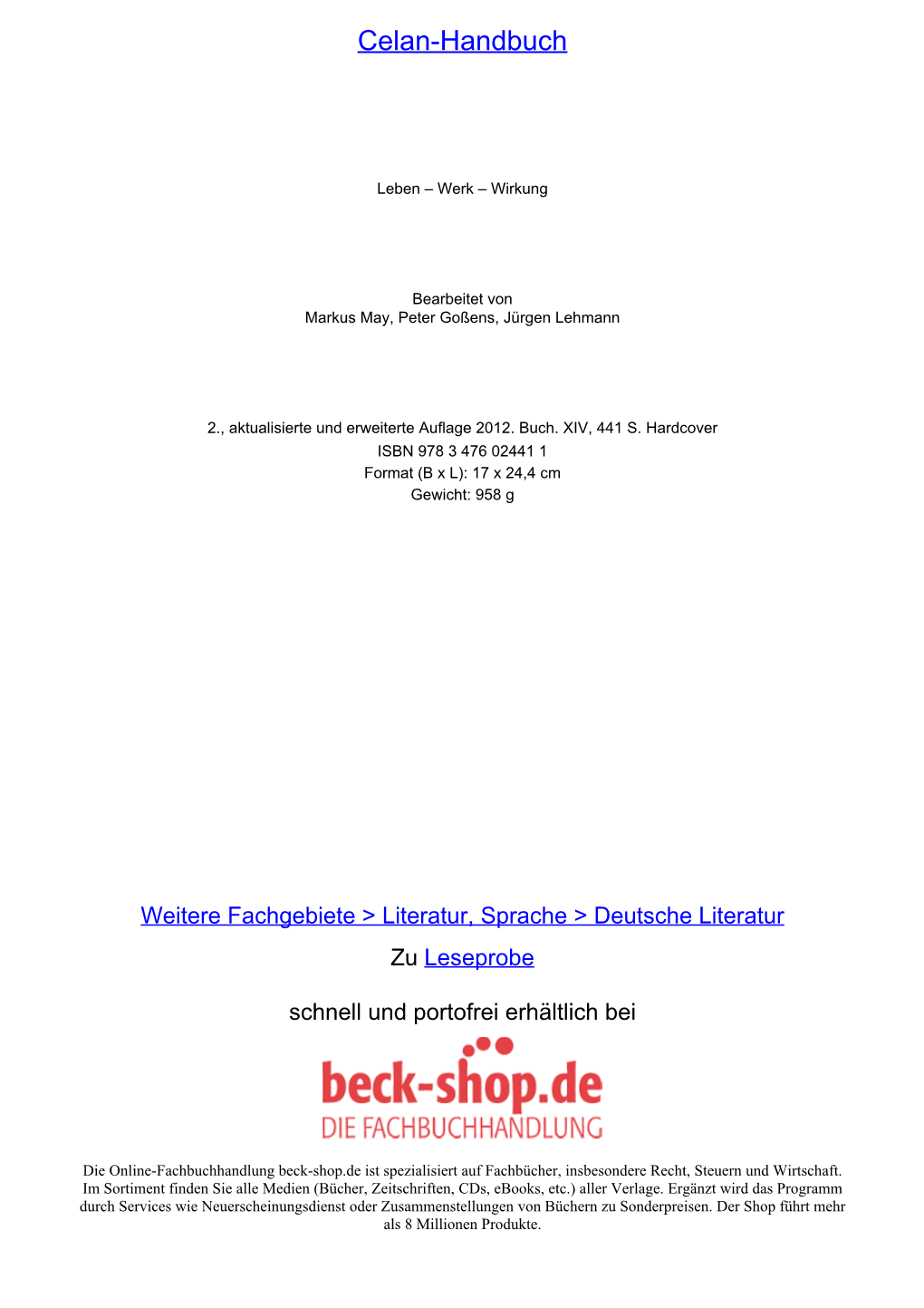 Celan-Handbuch