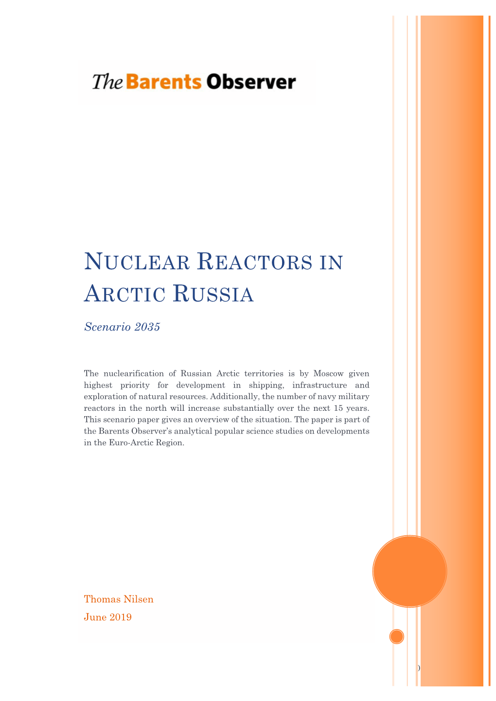 Nuclear Reactors in Arctic Russia