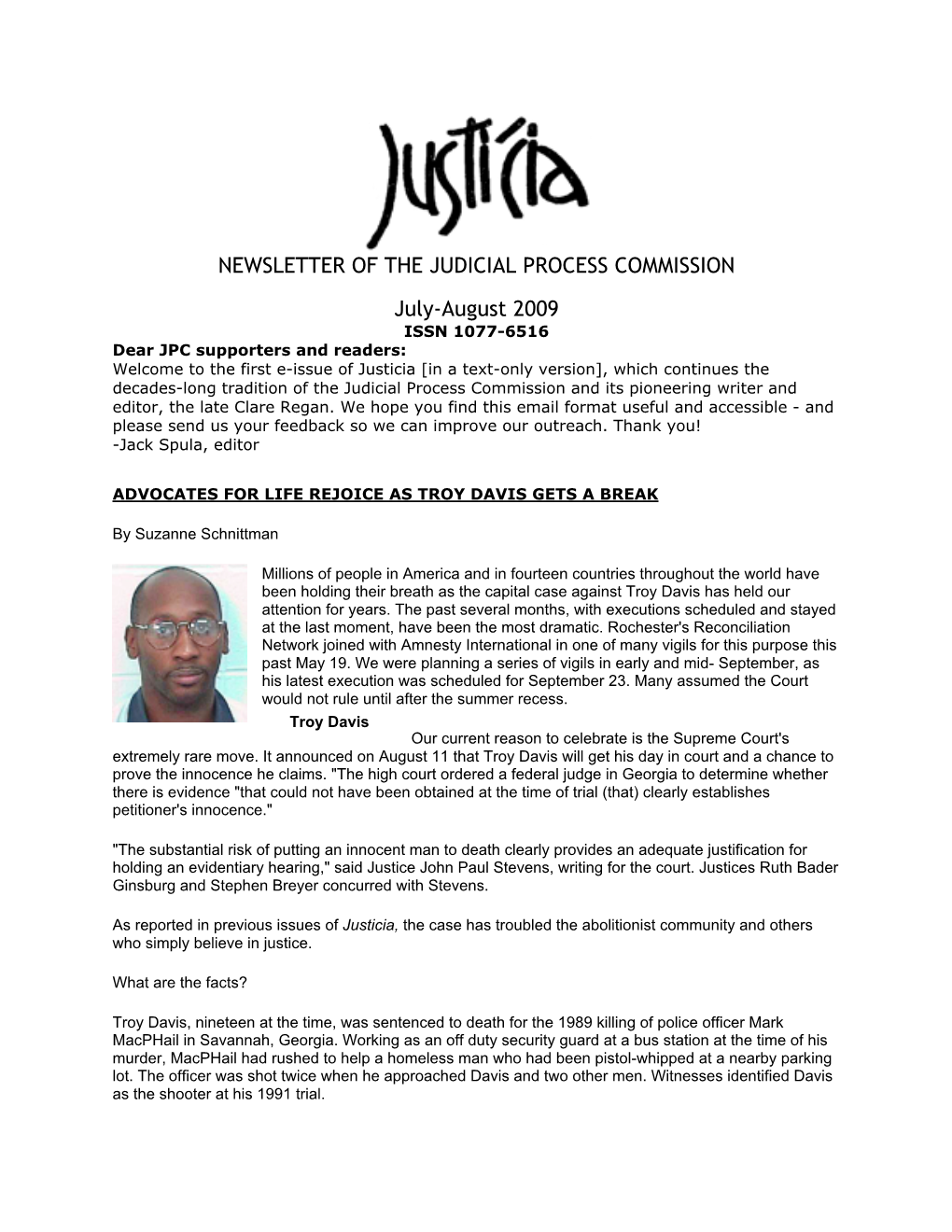 Justicia July Aug 09