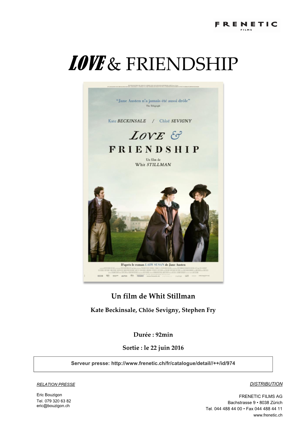 Love & Friendship