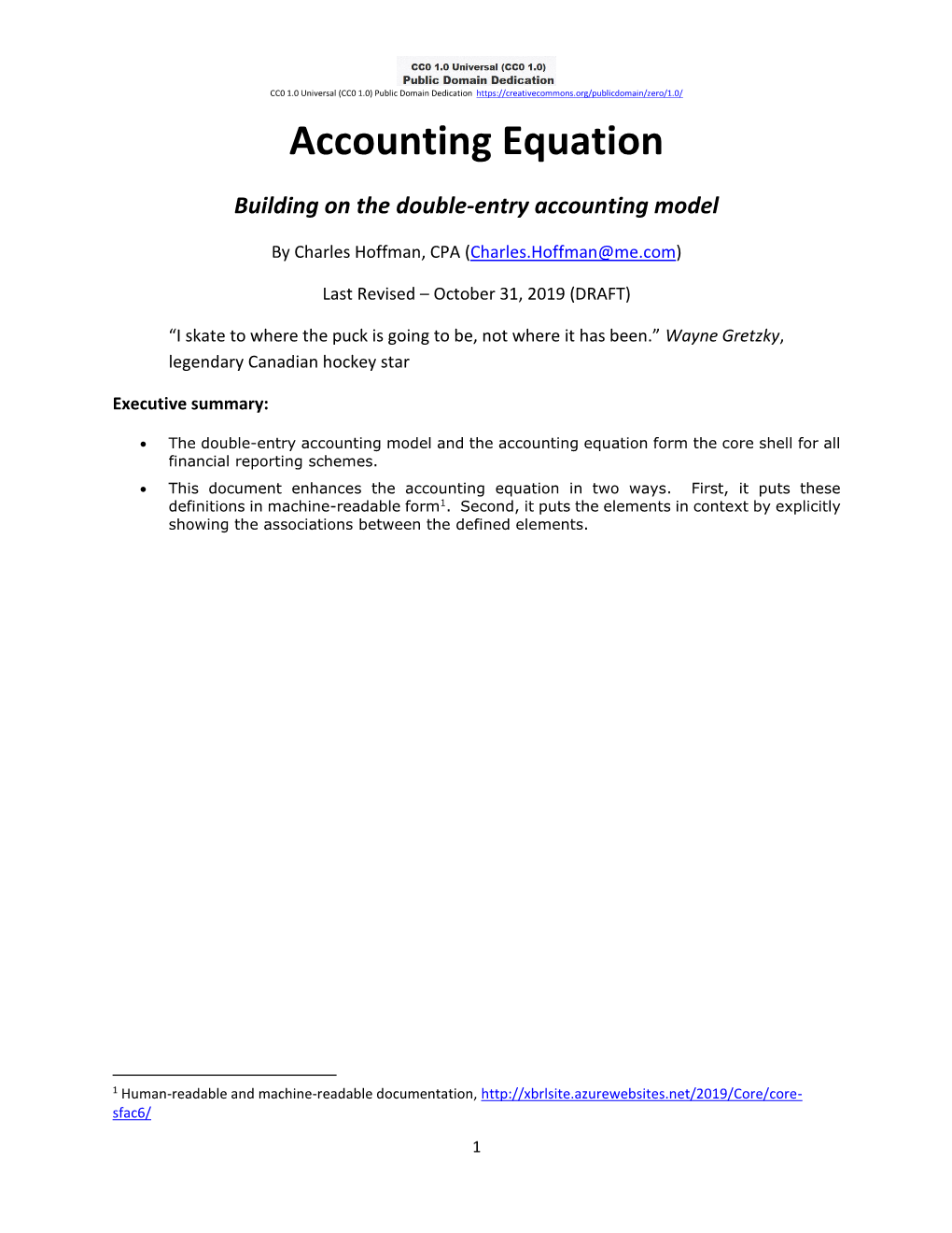 Accounting Equation