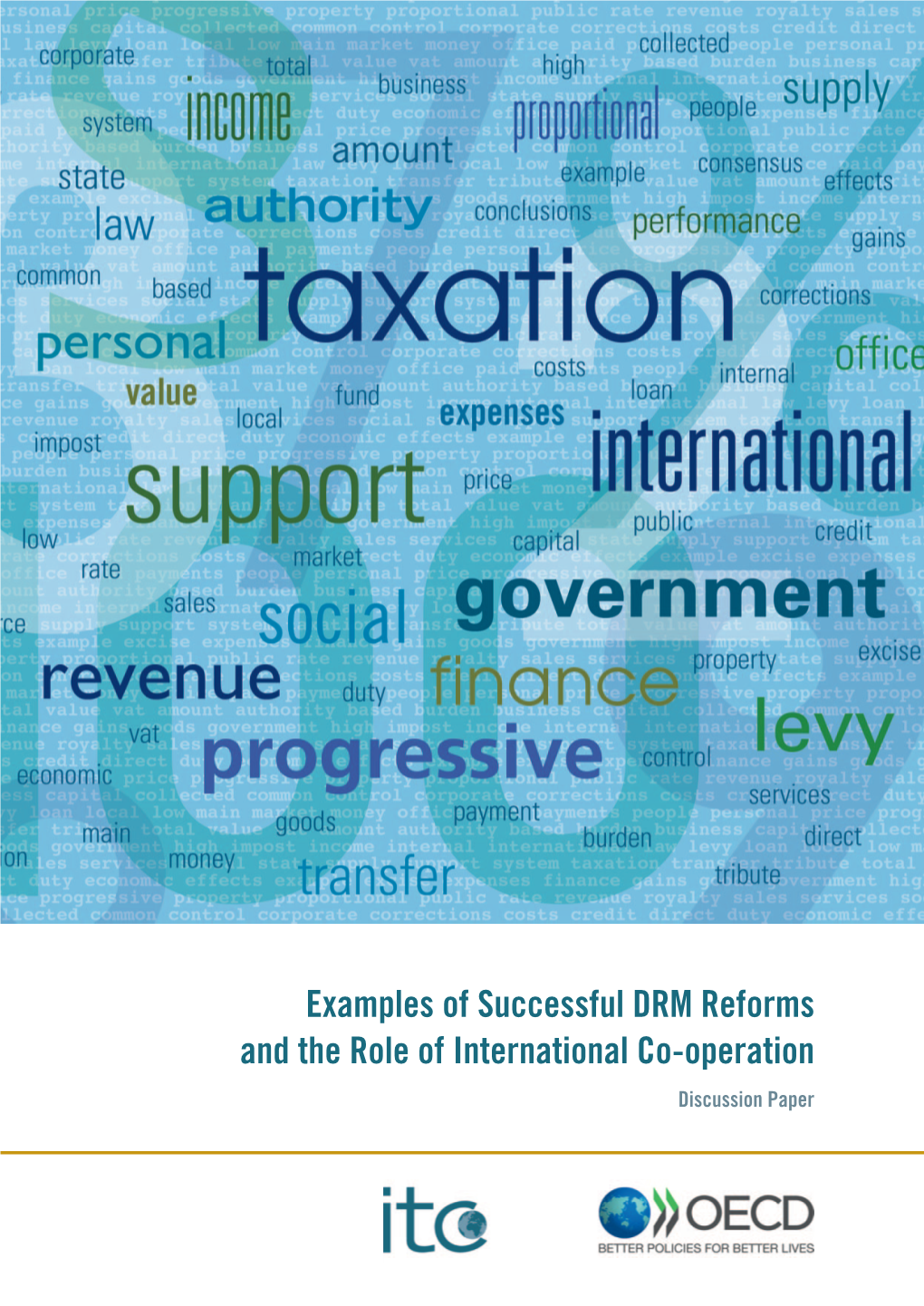 Examples of Successful DRM Reforms and the Role of International Co-Operation Discussion Paper
