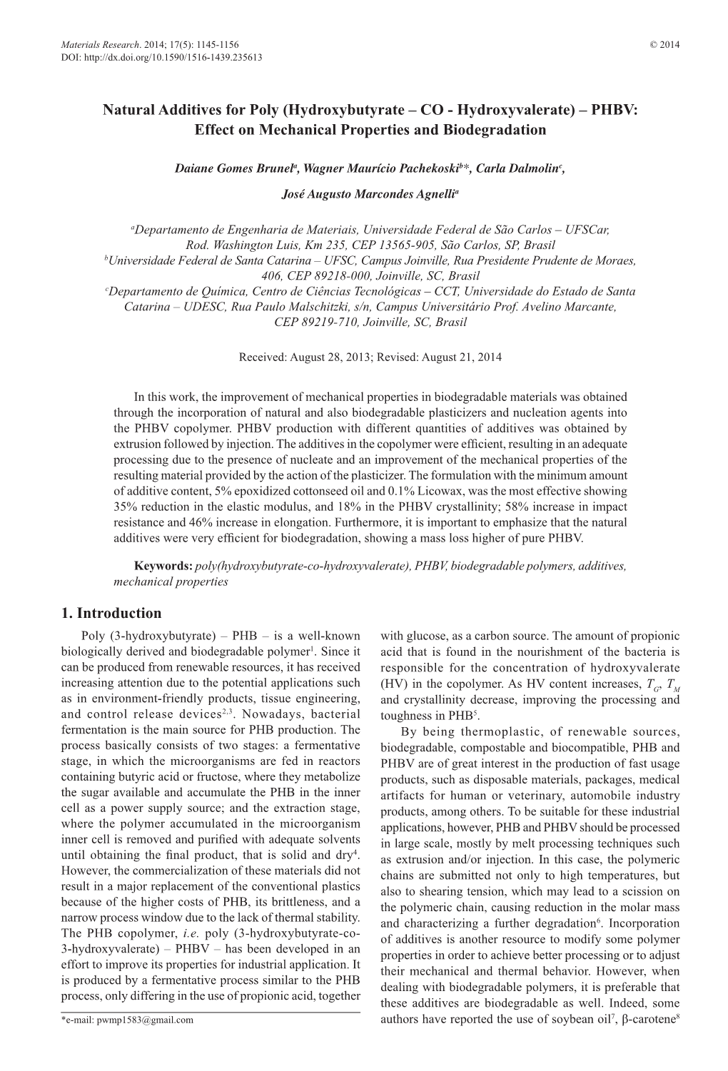 Natural Additives for Poly (Hydroxybutyrate–CO