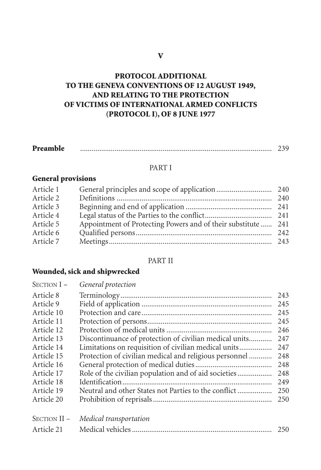 Additional Protocol I to the Geneva Conventions