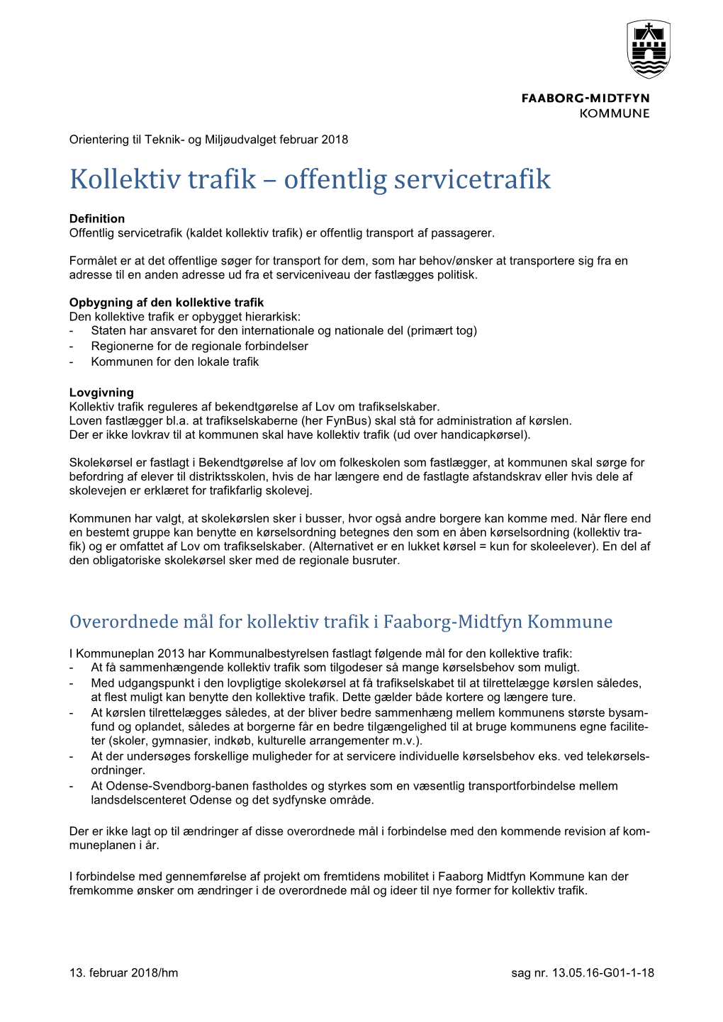 Kollektiv Trafik – Offentlig Servicetrafik