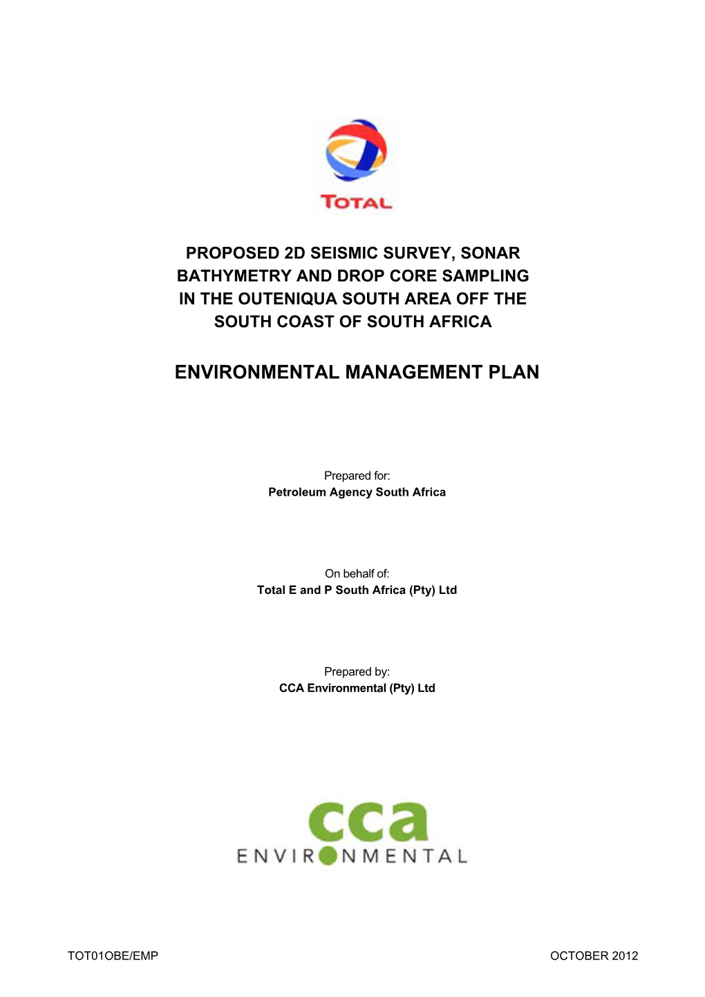 Environmental Management Plan