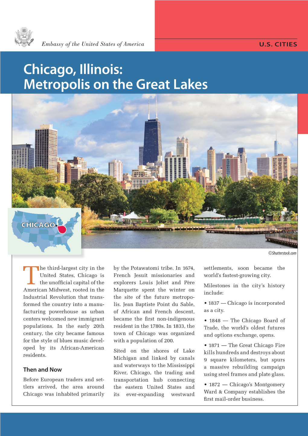 Chicago, Illinois: Metropolis on the Great Lakes