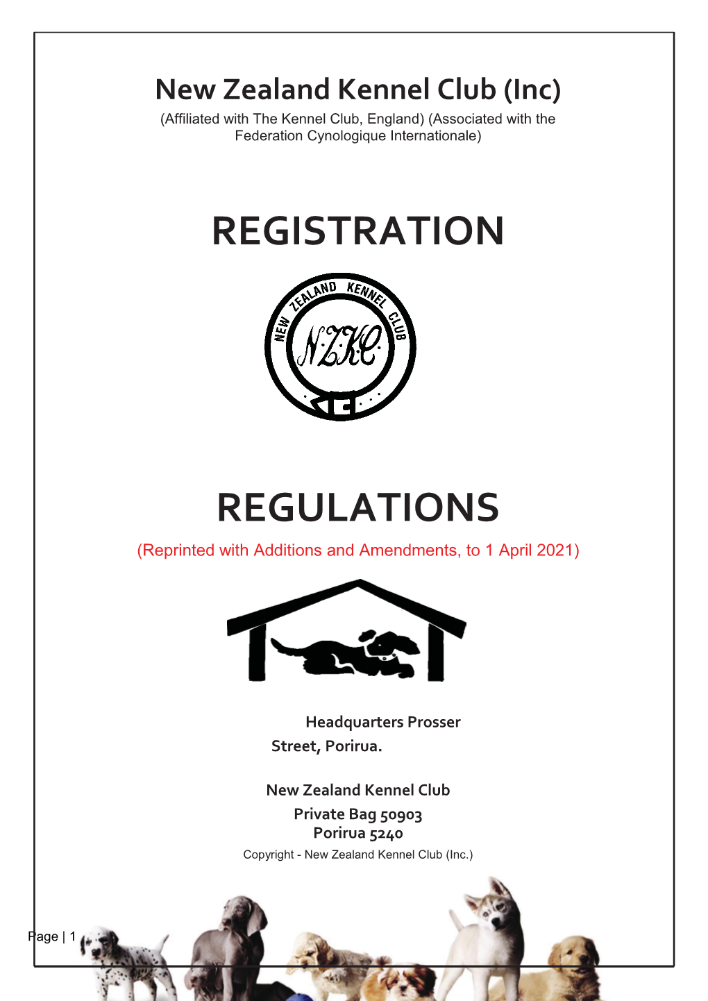 Registration Regulations Empowerment