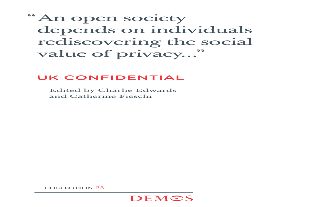 UK Confidential Cover 4/24/08 9:12 AM Page 1 Kcnieta | UK Confidential