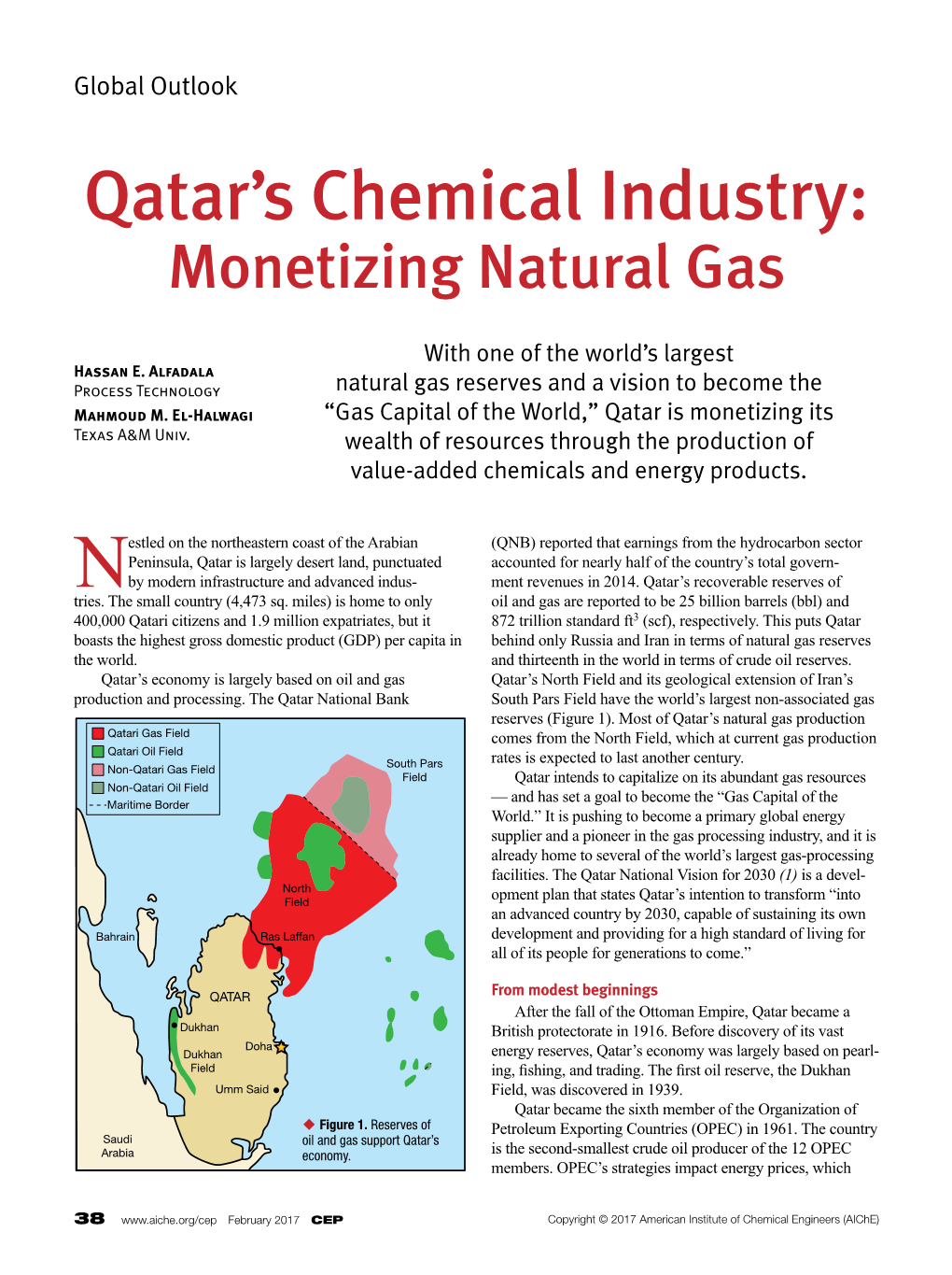 Qatar's Chemical Industry