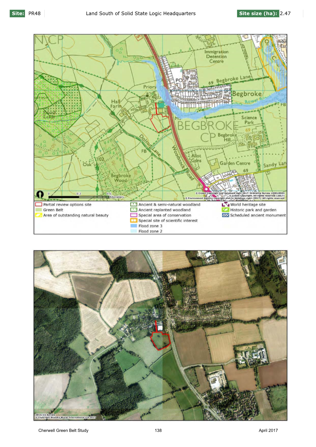 Site: PR48 Land South of Solid State Logic Headquarters Site Size (Ha): 2.47