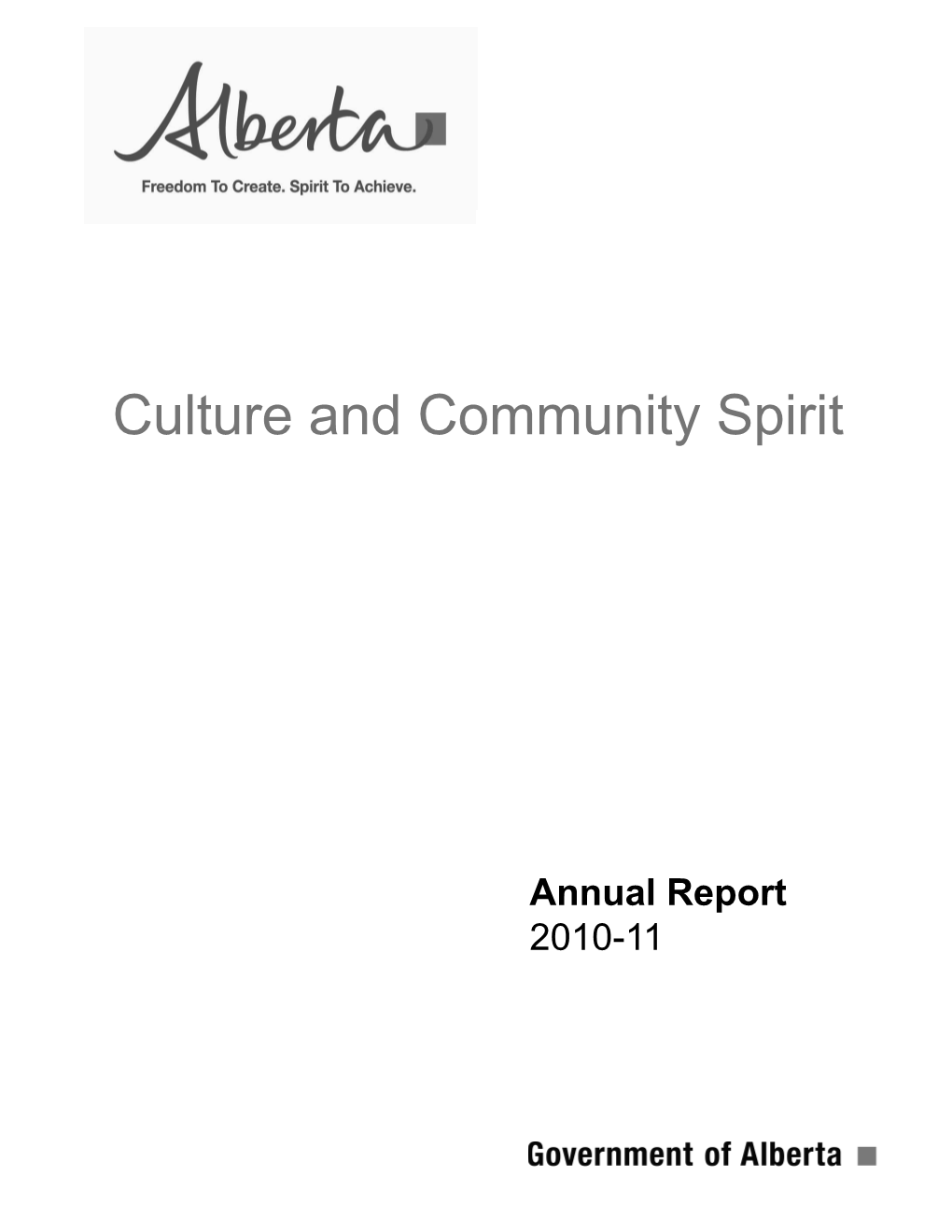 Culture and Community Spirit