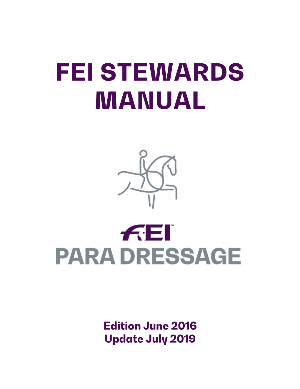 Fei Stewards Manual