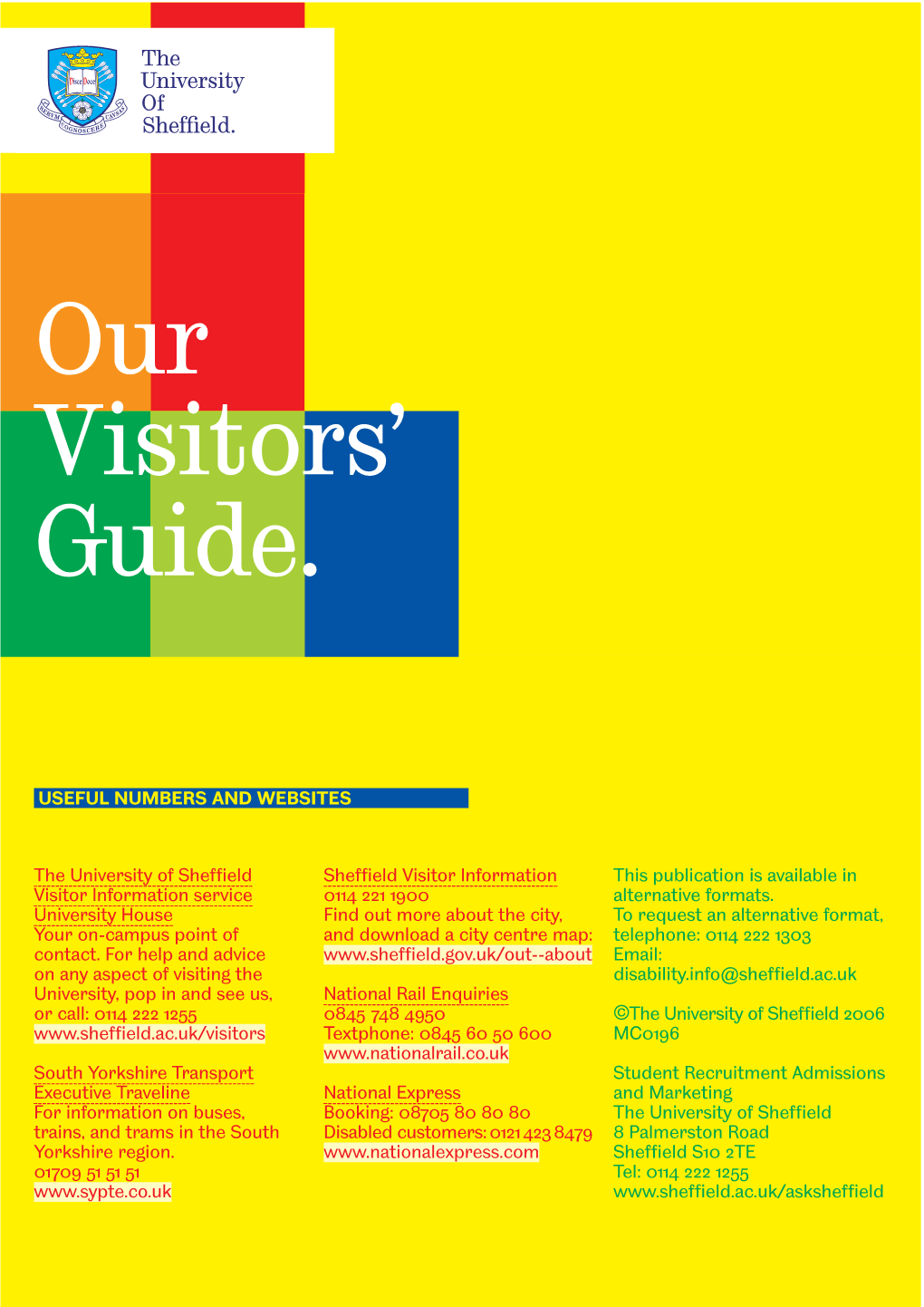 Our Visitors' Guide