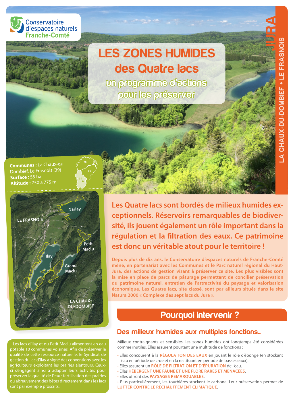 LES ZONES HUMIDES Des Quatre Lacs