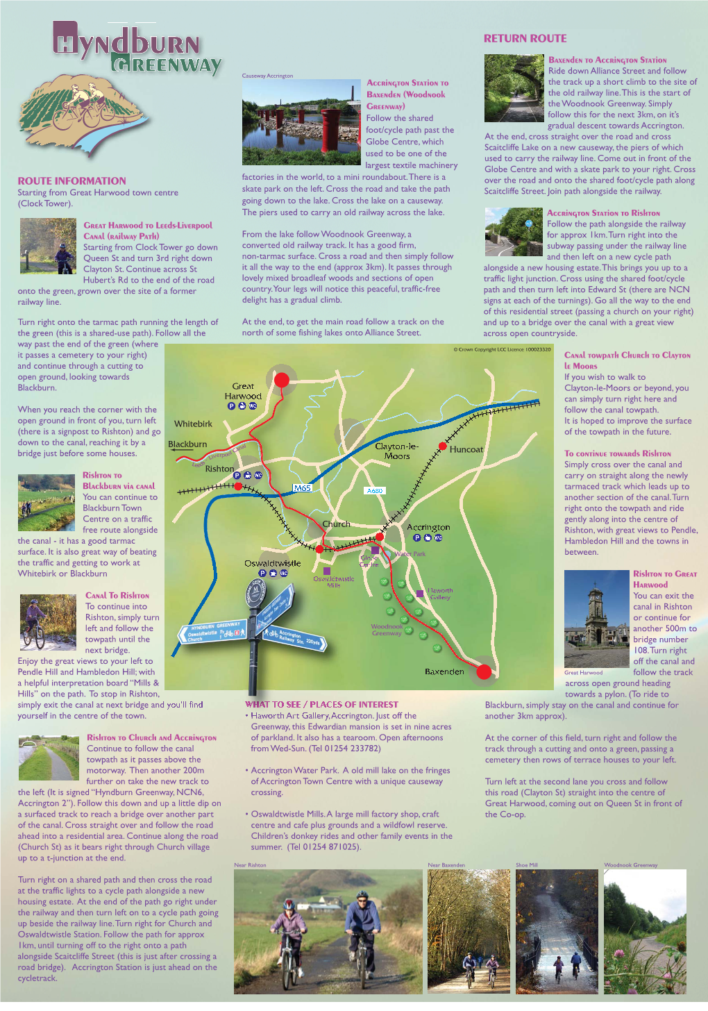 Hyndburn Greenway, NCN6, Crossing