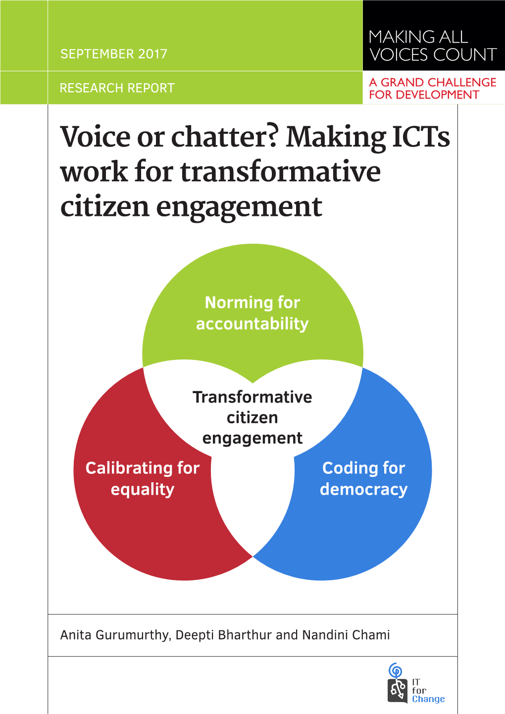 Voice Or Chatter? Making Icts Work for Transformative Citizen Engagement