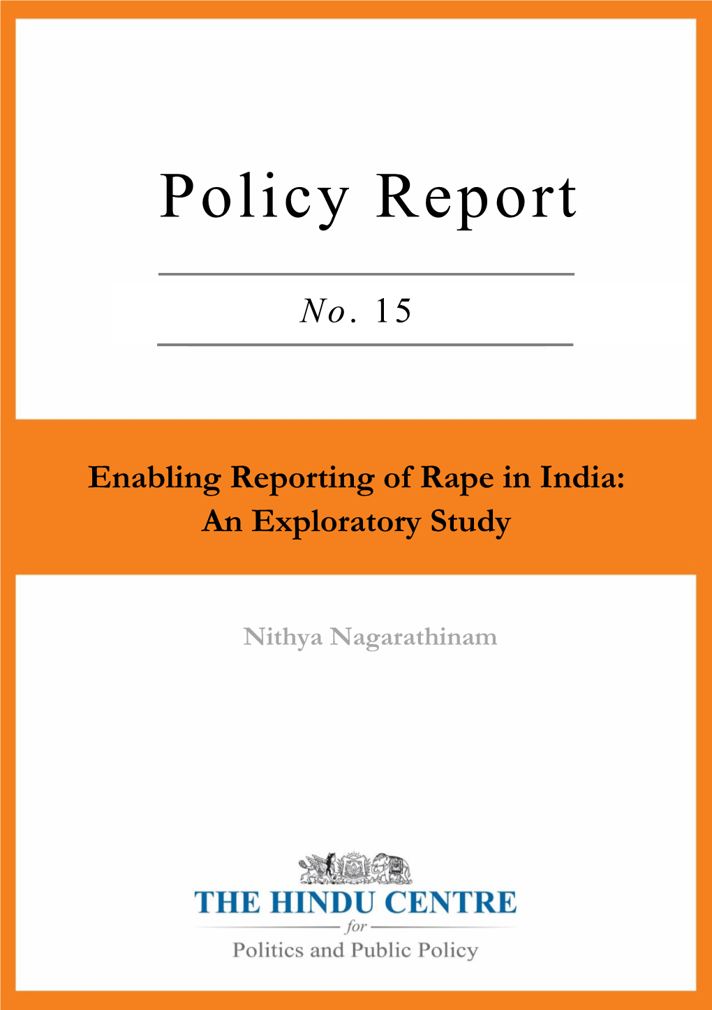 Policy Report