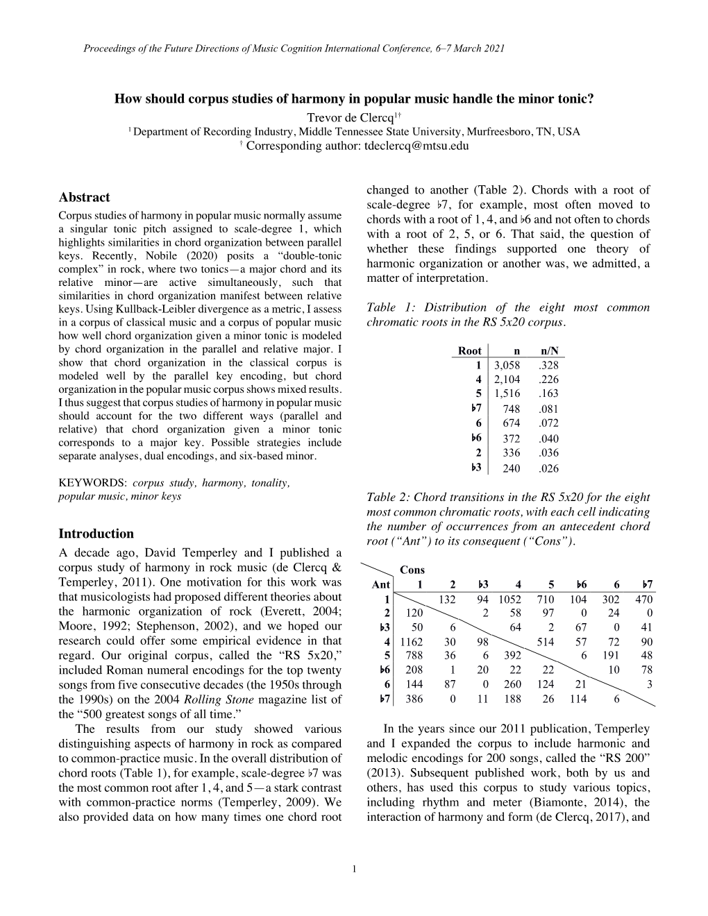 How Should Corpus Studies of Harmony In