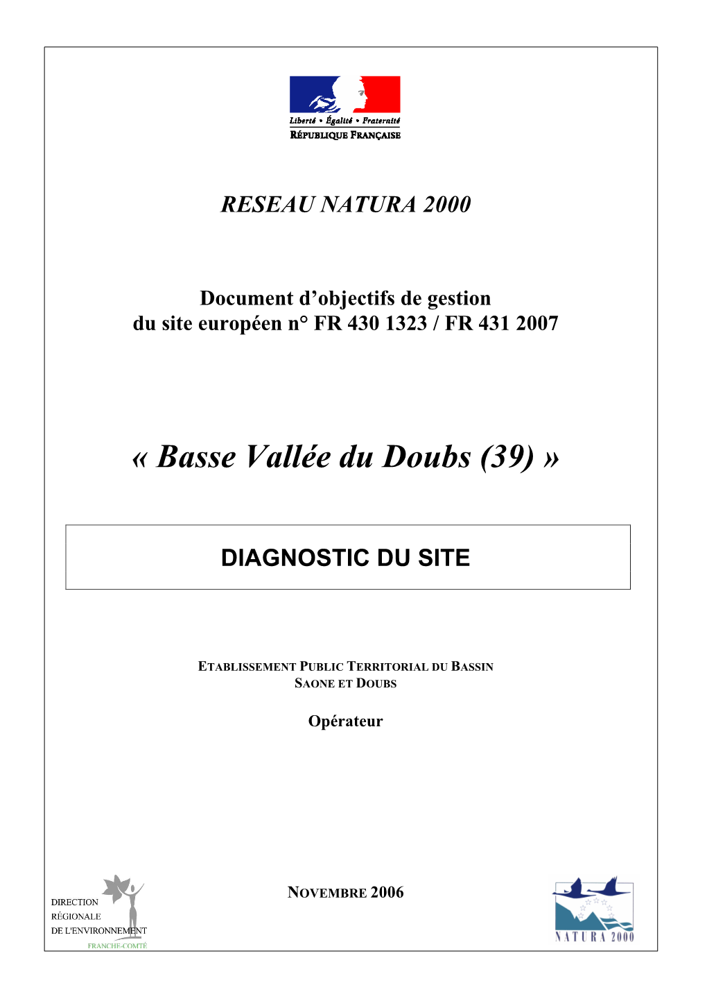 « Basse Vallée Du Doubs (39) »