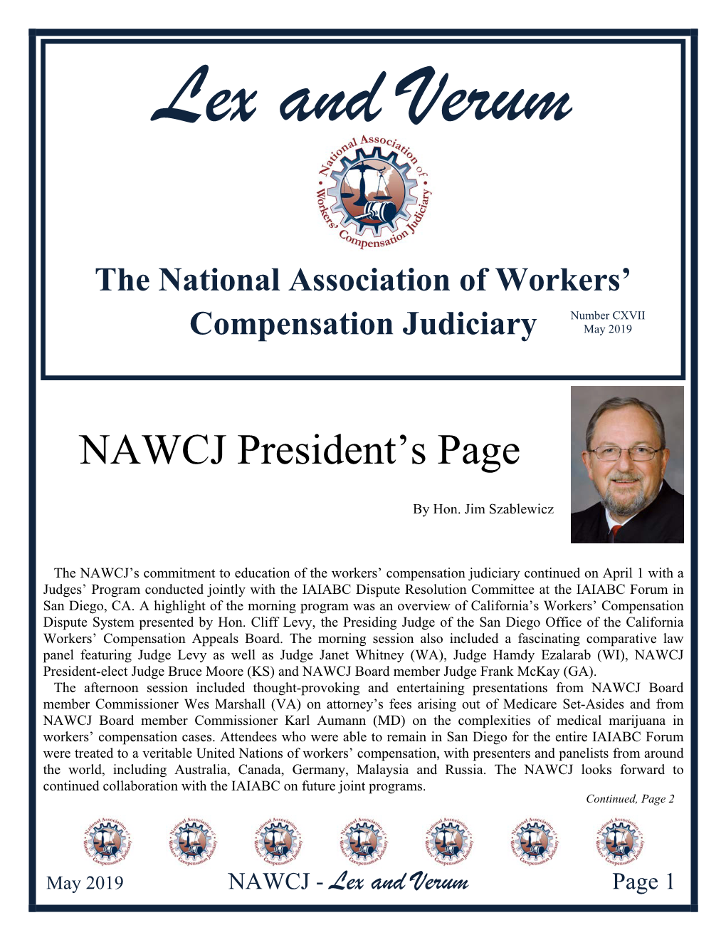 NAWCJ President's Page