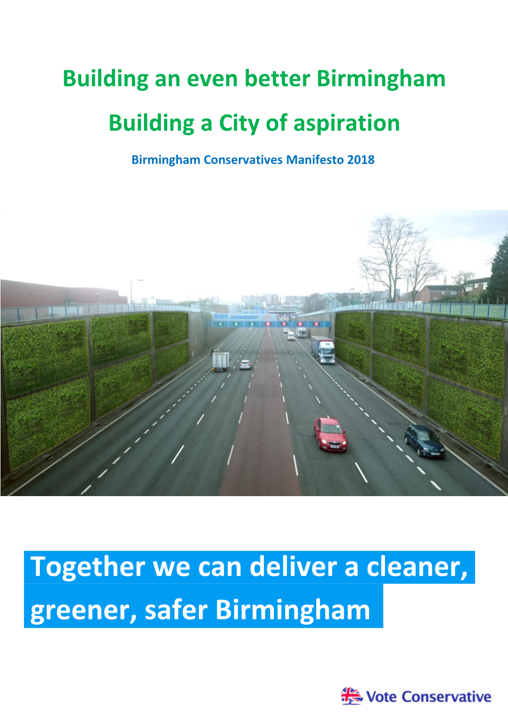 Together We Can Deliver a Cleaner, Greener, Safer Birmingham