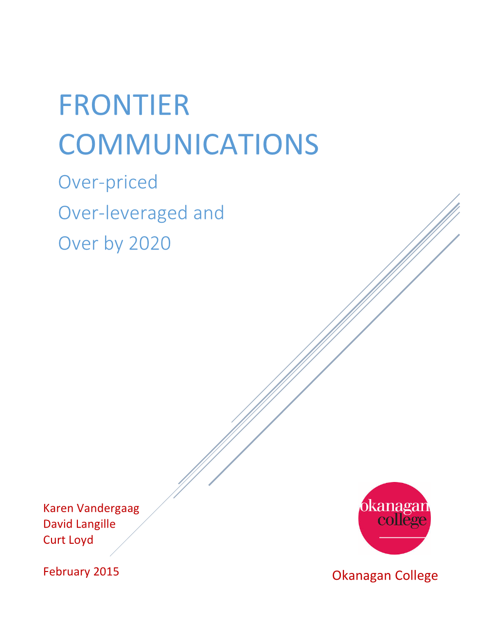 Frontier& Communications