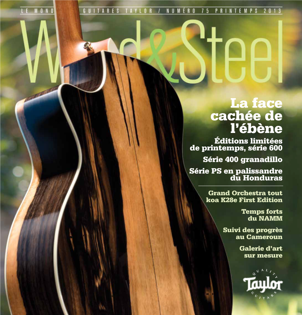 Le Monde Des Guitares Taylor/Numero 75 Printemps 2013